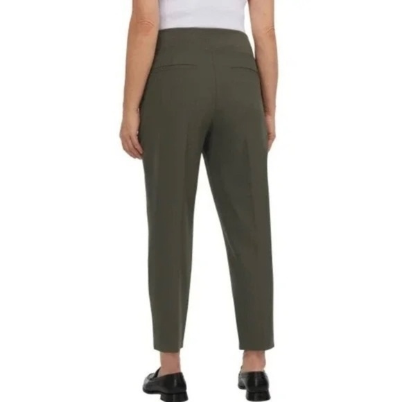 Kirkland Signature Ladies' Pull-On Ankle Pants, Side Zip Pockets Green Large NWT - Picture 2 of 15